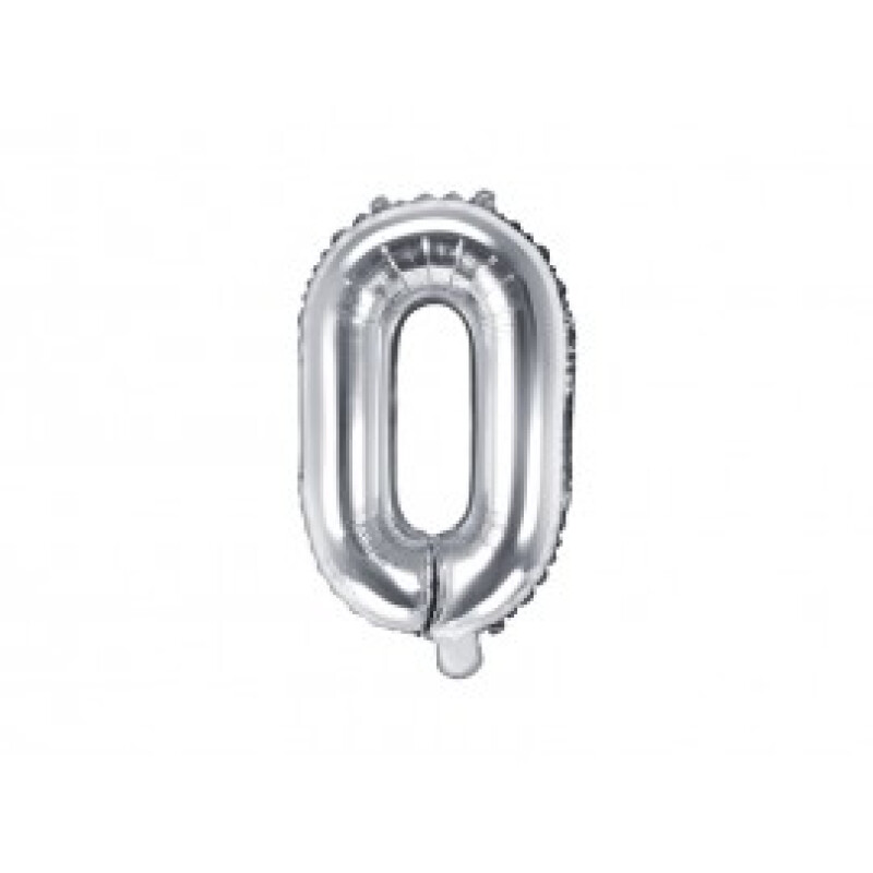 Letra Inflable Plateada O