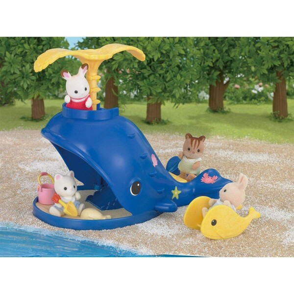 Sylvanian Families Ballena Con Salpicador Juguete Niños Sylvanian Families Ballena Con Salpicador Juguete Niños
