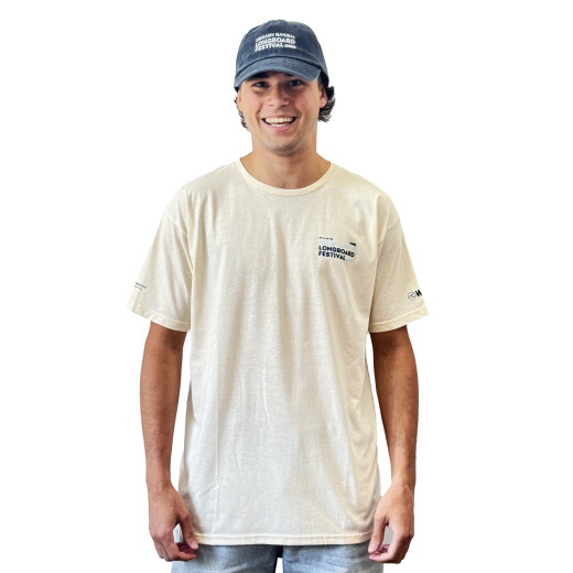 Remera Longboard Festival Oficial - Beige Remera Longboard Festival Oficial - Beige