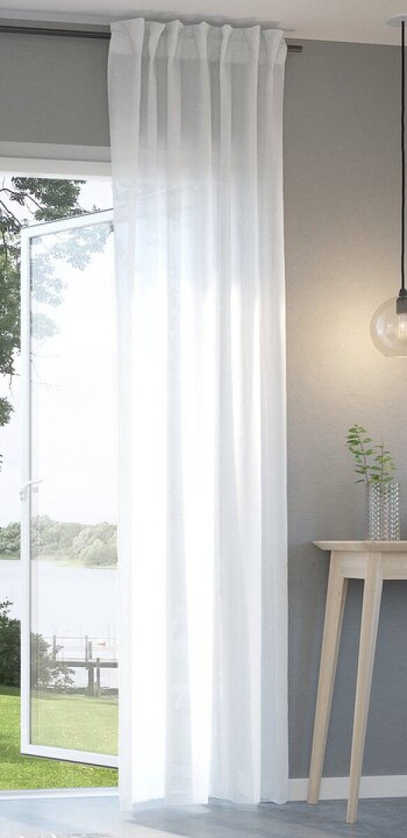 Cortina BOLMEN 1x140x300 ondulada blanco 
