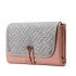Cambiador portatil capitoneado XL rosado gris