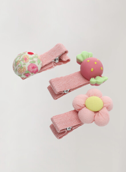 Pack broches flower kids x3 Variante unica