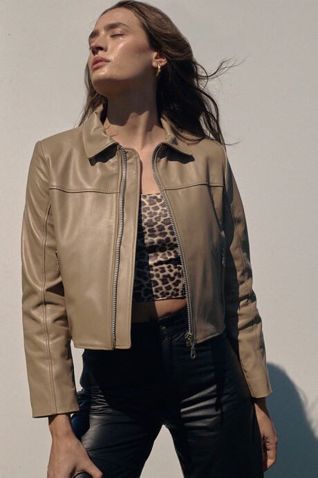 CHAQUETA ROMINA TAUPE