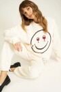 WINE EYES SWEATSHIRT Crema