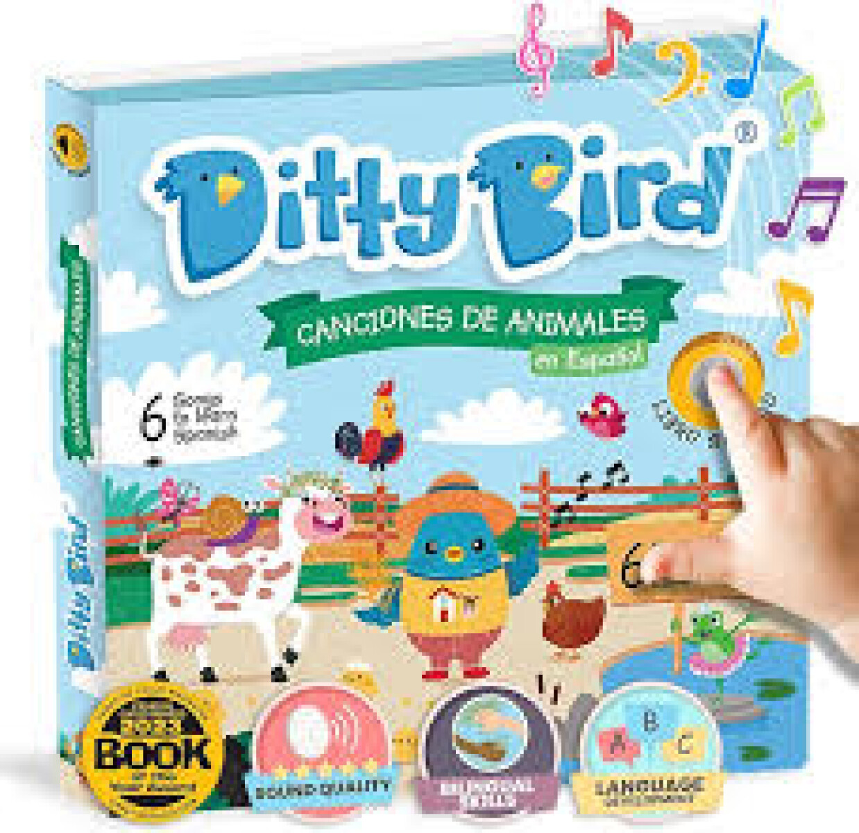 Libro Musical infantil - Farm animal sounds 