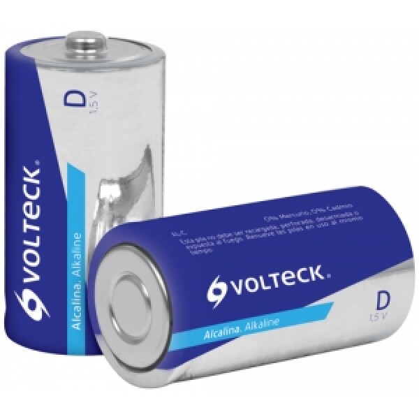 Pila Alcalina D - 2 Unidades - Volteck Pila Alcalina D - 2 Unidades - Volteck