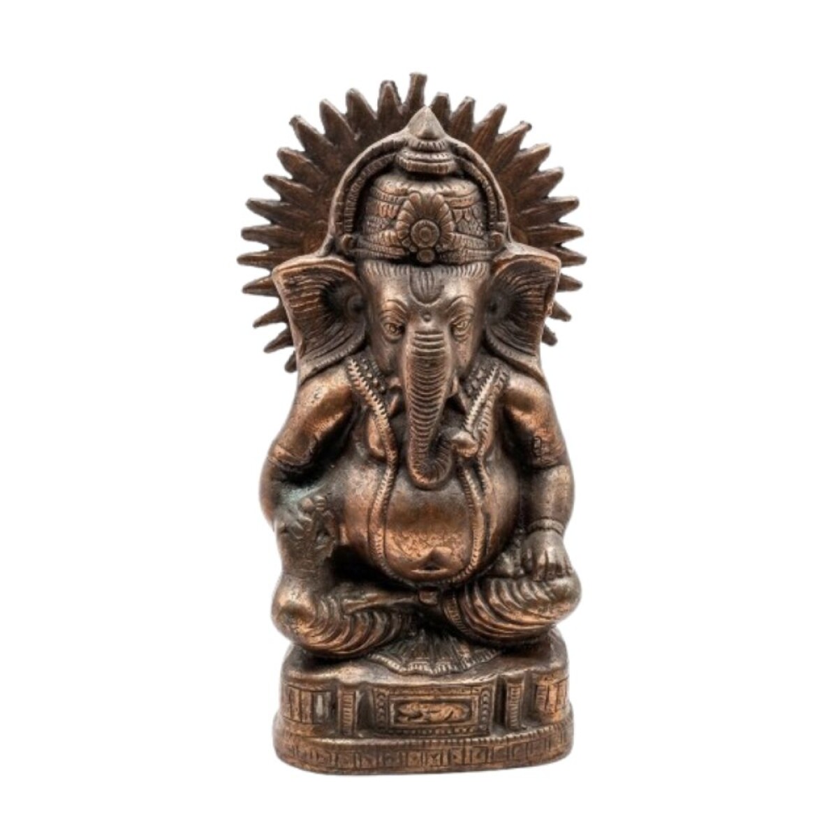 GANESH DE METAL COBRIZO - 1009/26 X 13 Cm 