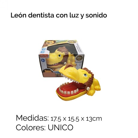 Juego Mesa Dentista León Luz Sonido 8728 Unica