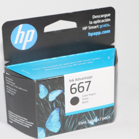CARTUCHO HP 667 NEGRO MODELO 2375/2775 CARTUCHO HP 667 NEGRO MODELO 2375/2775