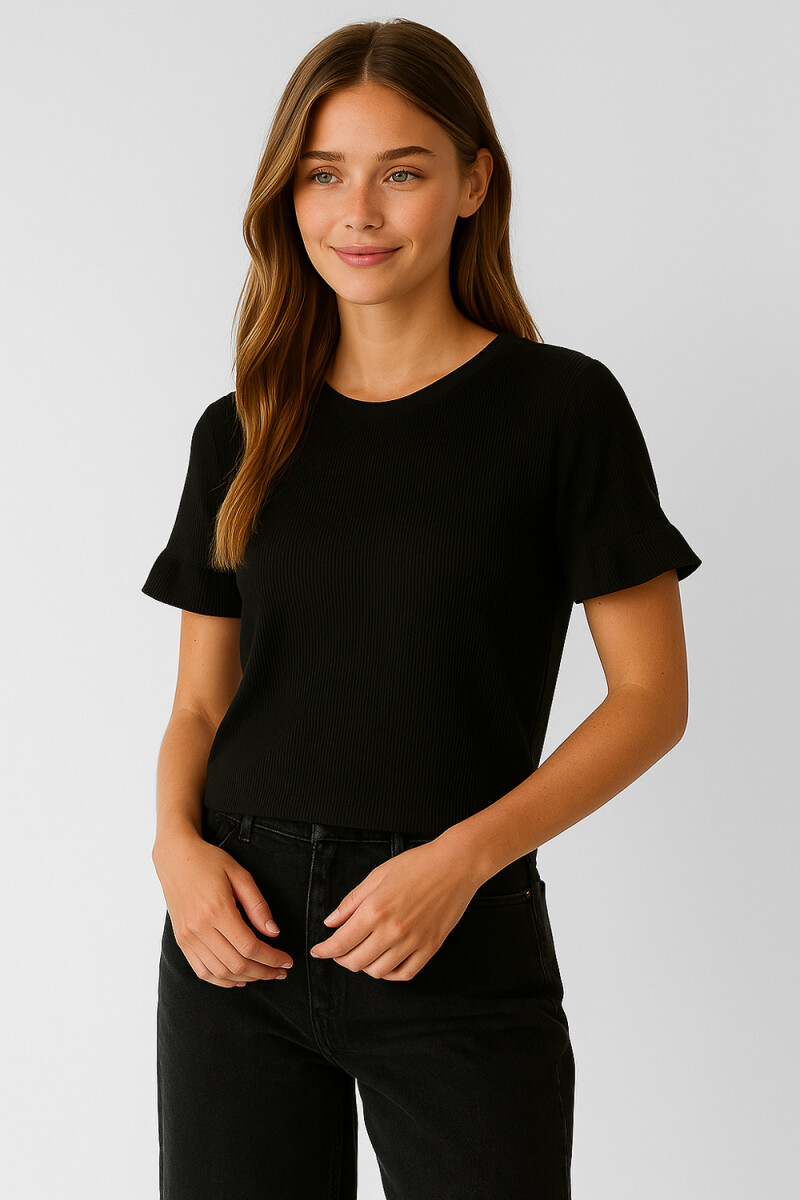 Remera Hagrid - Negro 