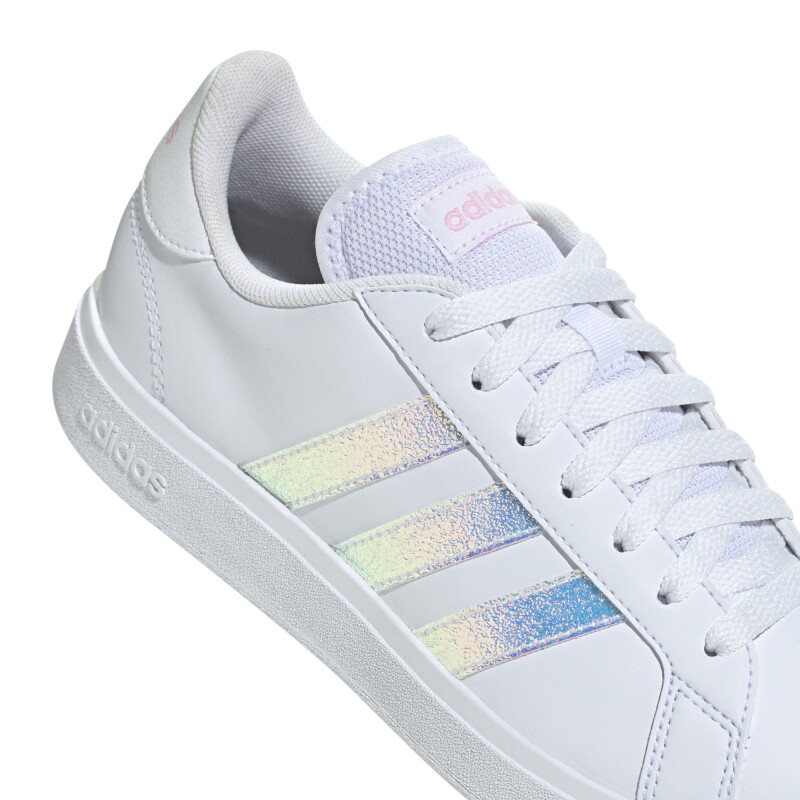Championes de Mujer Adidas Grand Court Base 2.0 Blanco - Rosado