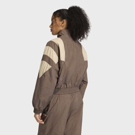 Campera Adidas Blocked FZ TT Marron