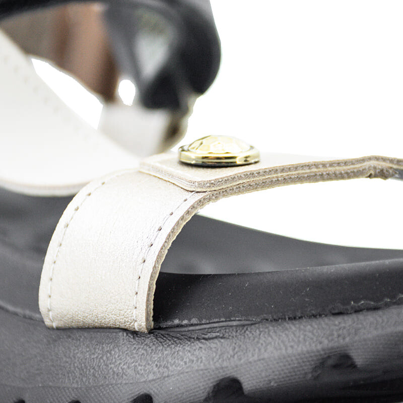 Sandalia Modare de Mujer - 7198.101-28590 Negro-crema