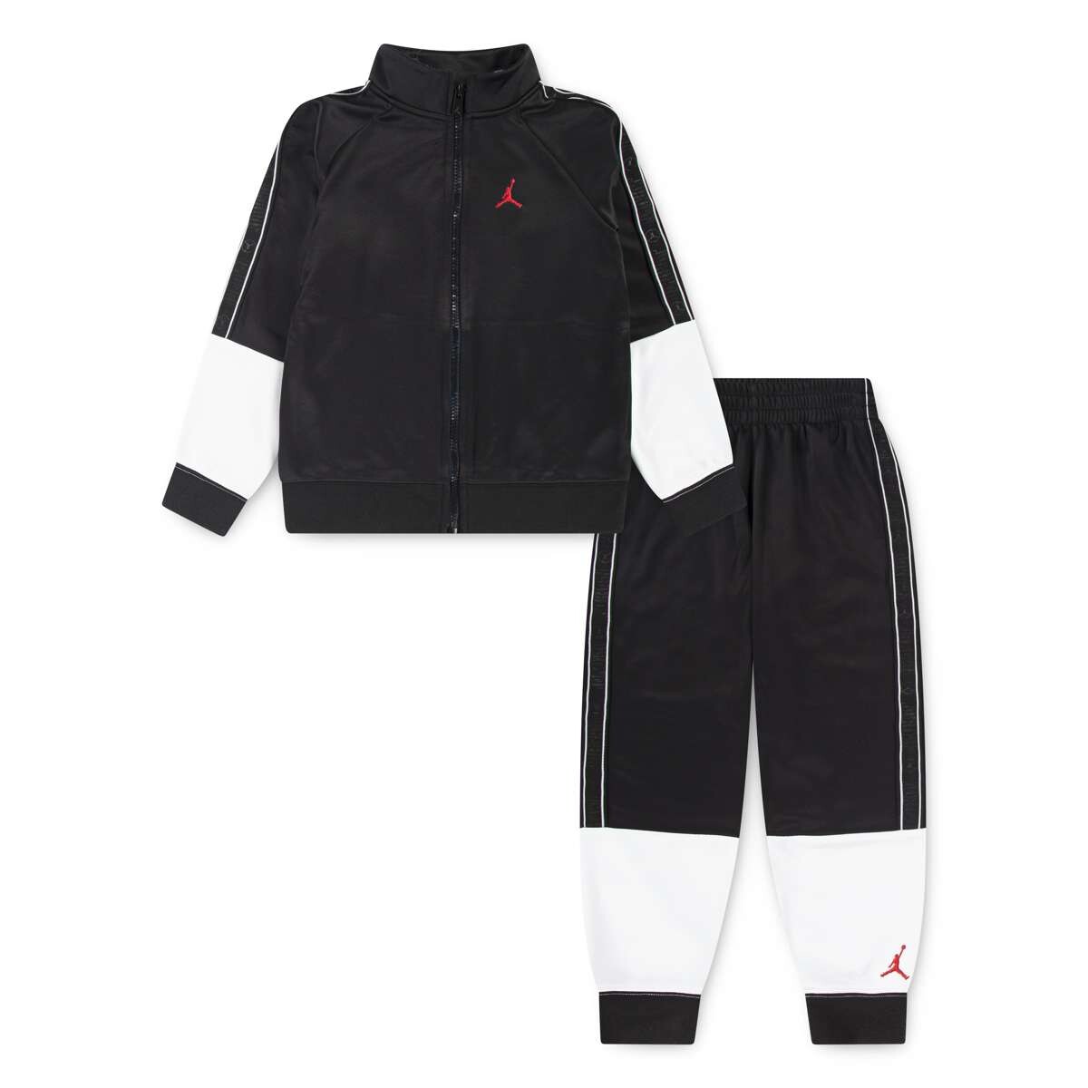 Conjunto Jordan Color Block Trico Taping de Niño - Negro 