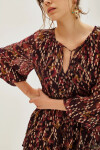 Vestido Jacquard Short Ikat Multicolor