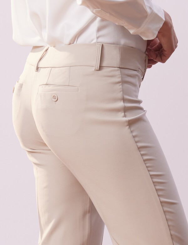 Pantalon Clasico BEIGE