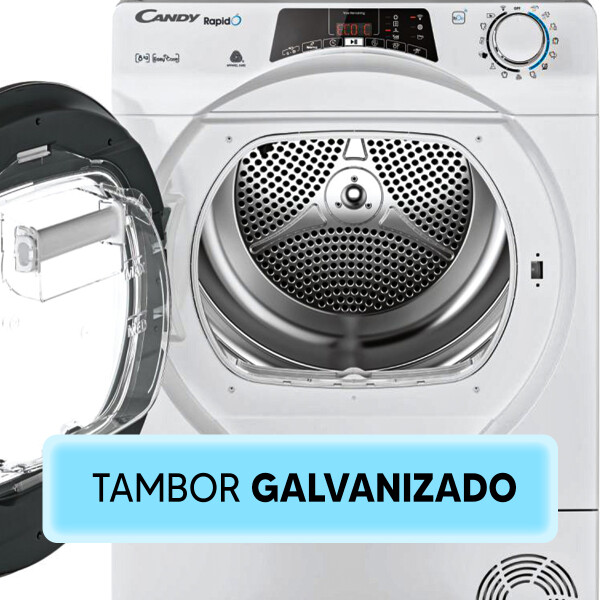 Secarropas Candy 9kg Roe H9a3te-s Inverter Outlet OLT SECARROPAS CANDY ROEH9A3TES A10