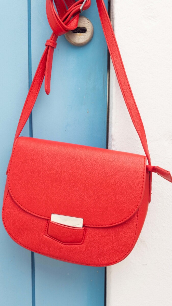 BANDOLERA MIAMI - ROJO CORAL 