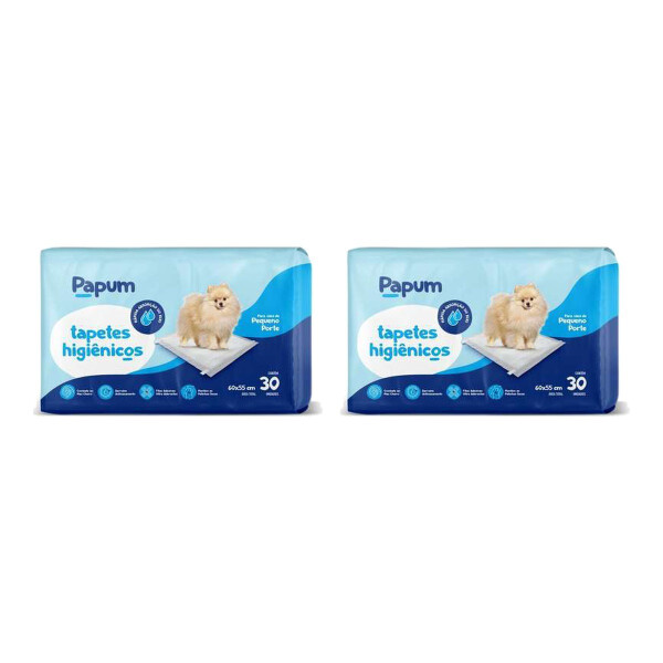 EMPAPADORES PAPUM PARA PERROS PACK 30U PACK X2 EMPAPADORES PAPUM PARA PERROS PACK 30U PACK X2