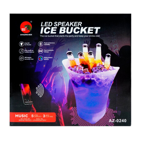 Champagnera de plastico con luz y sonido 5L Champagnera de plastico con luz y sonido 5L