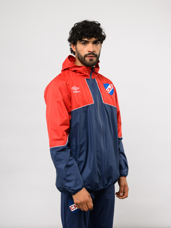 Campera De Lluvia Drift Nacional Hombre Rojo, Azul Marino