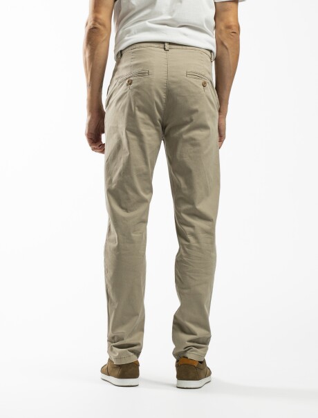 Pantalon Chino Largo 30 Camel