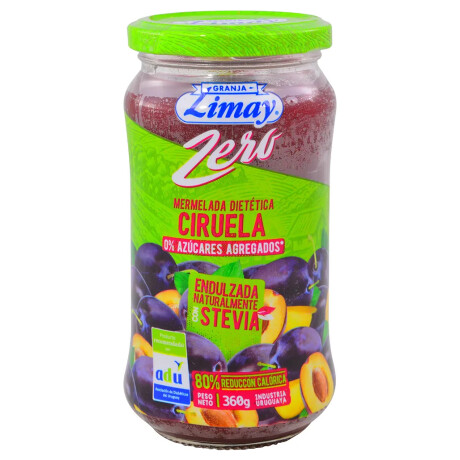 MERMELADA LIMAY ZERO FCO 360G CIRUELA MERMELADA LIMAY ZERO FCO 360G CIRUELA