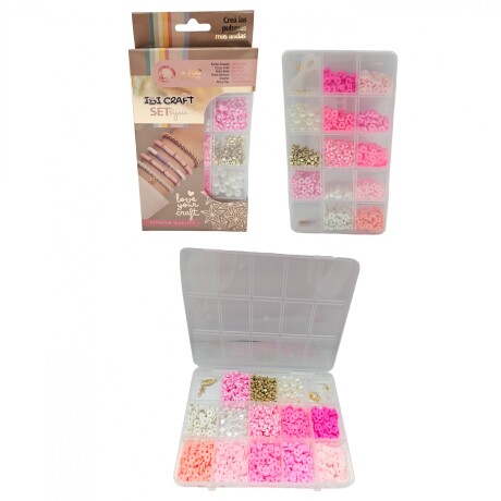 Cuentas Ibi Craft 700 pcs Tonos Rosados