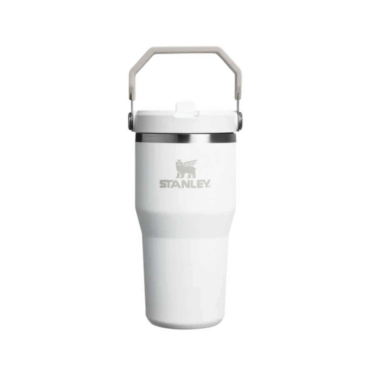Vaso Stanley Flip Straw Tumbler 590 ml - Blanco 