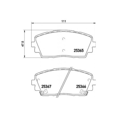 PASTILLAS DE FRENO KIA DELANT PICANTO 2011- 05P1726 VALEO PASTILLAS DE FRENO KIA DELANT PICANTO 2011- 05P1726 VALEO