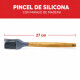 Pincel silicona 27 cm GRIS