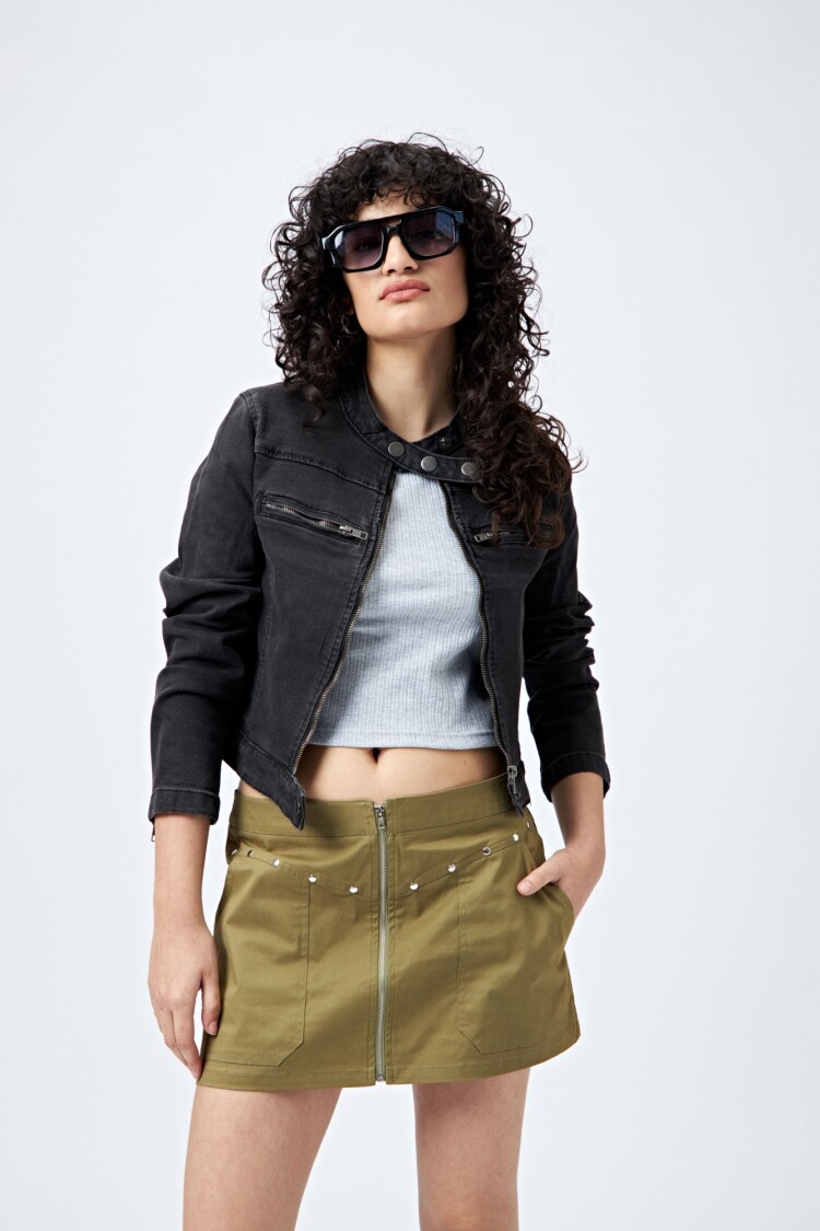 FALDA SOLEI Verde Militar
