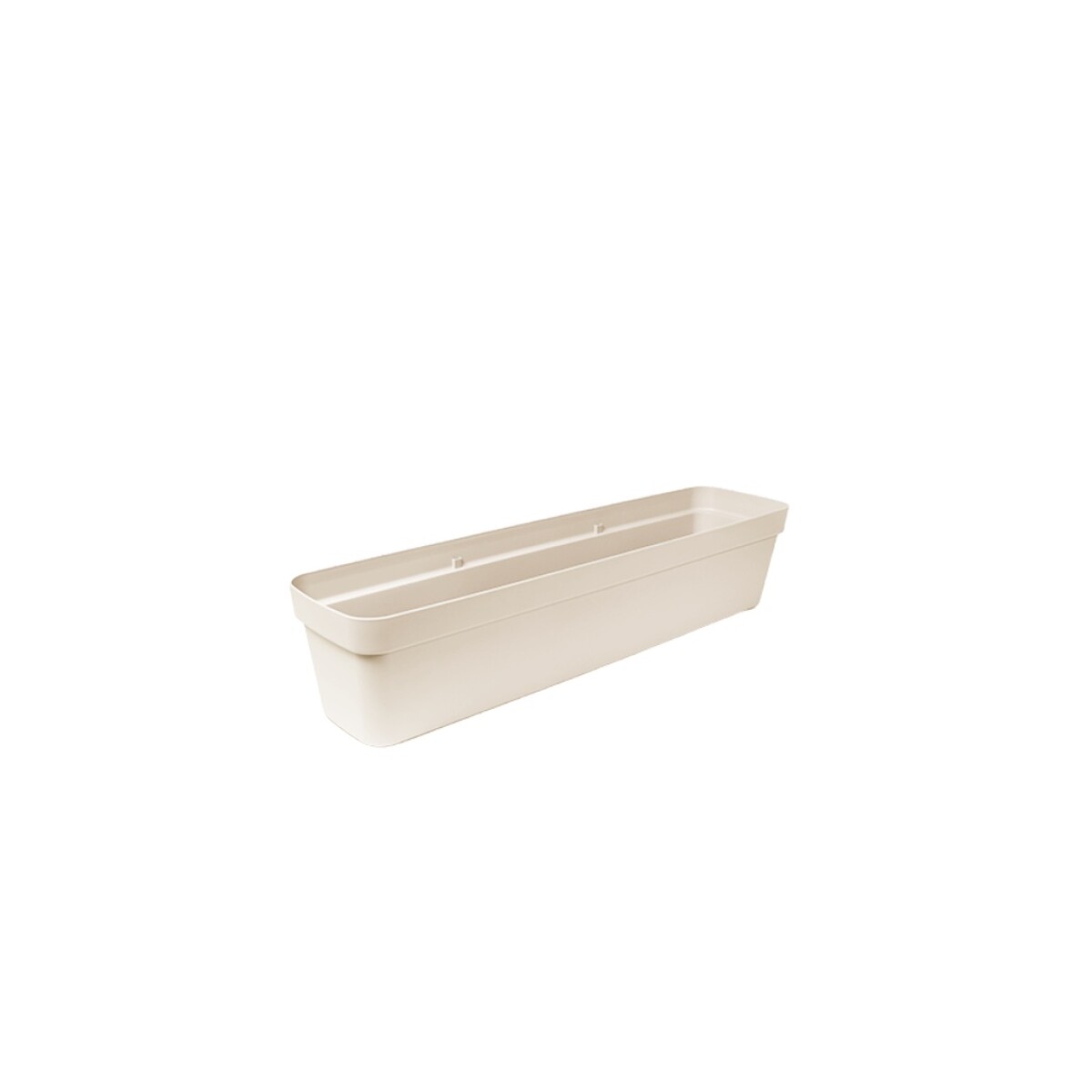 MACETA JARDINERA RECTANGULAR FLORATTA NR 80 20,5LTS BEIGE - GRIS 