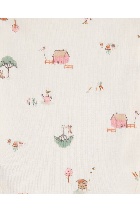 Pack cuatro bodies de algodón, estampados Pack cuatro bodies de algodón, estampados