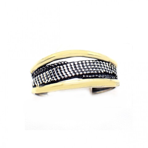 Anillo en Oro y Plata 925 Anillo en Oro y Plata 925