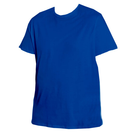 Camiseta Básica Plus Talles Especiales Azul Francia