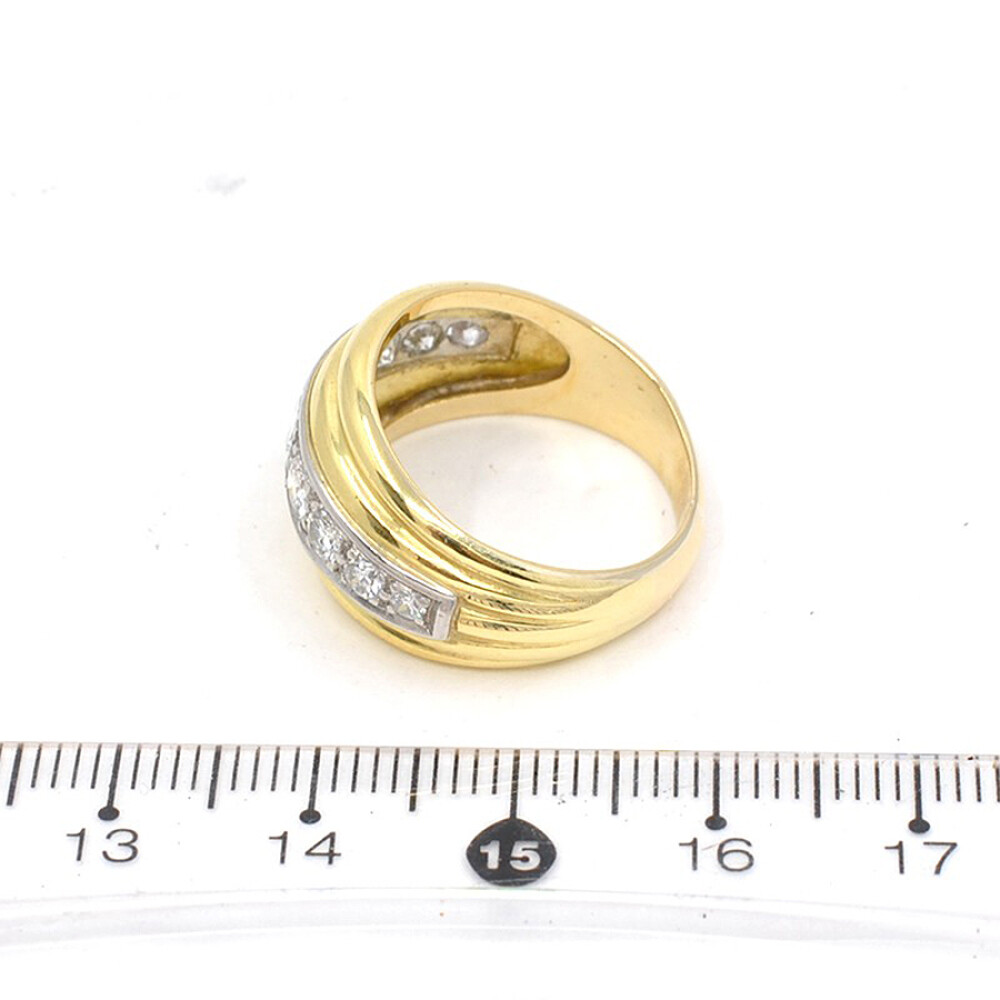 Anillo En Oro 18K Y Brillantes Anillo En Oro 18K Y Brillantes