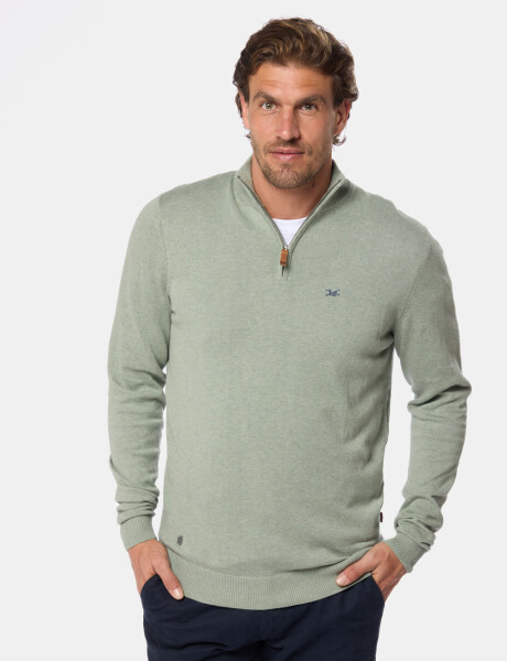 BUZO TEJIDO Pistacho