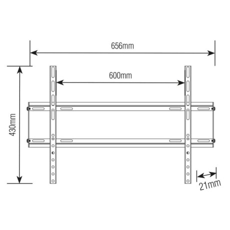 Soporte Brasforma fijo para TV de 32" a 72" Soporte Brasforma fijo para TV de 32" a 72"