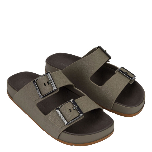 Sandalias de Hombre Cartago Milao Plus Slide Beige - Marron