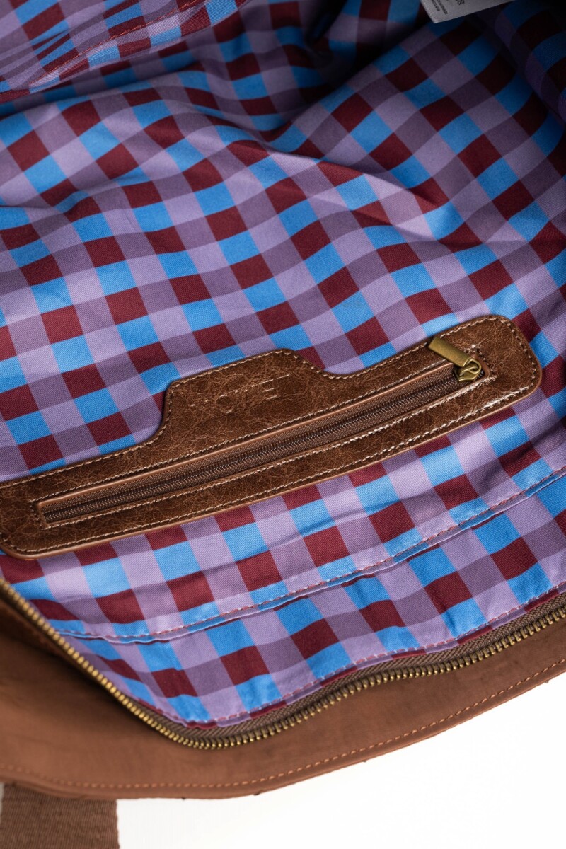 Travel Bag Capitoneada Chocolate