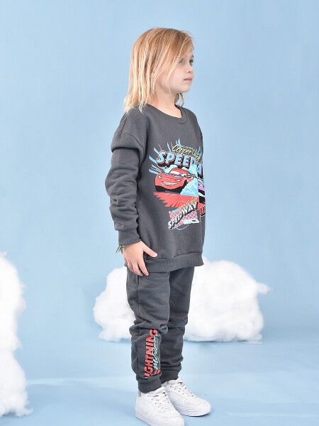 CONJUNTO CARS SPEED WAY GRIS