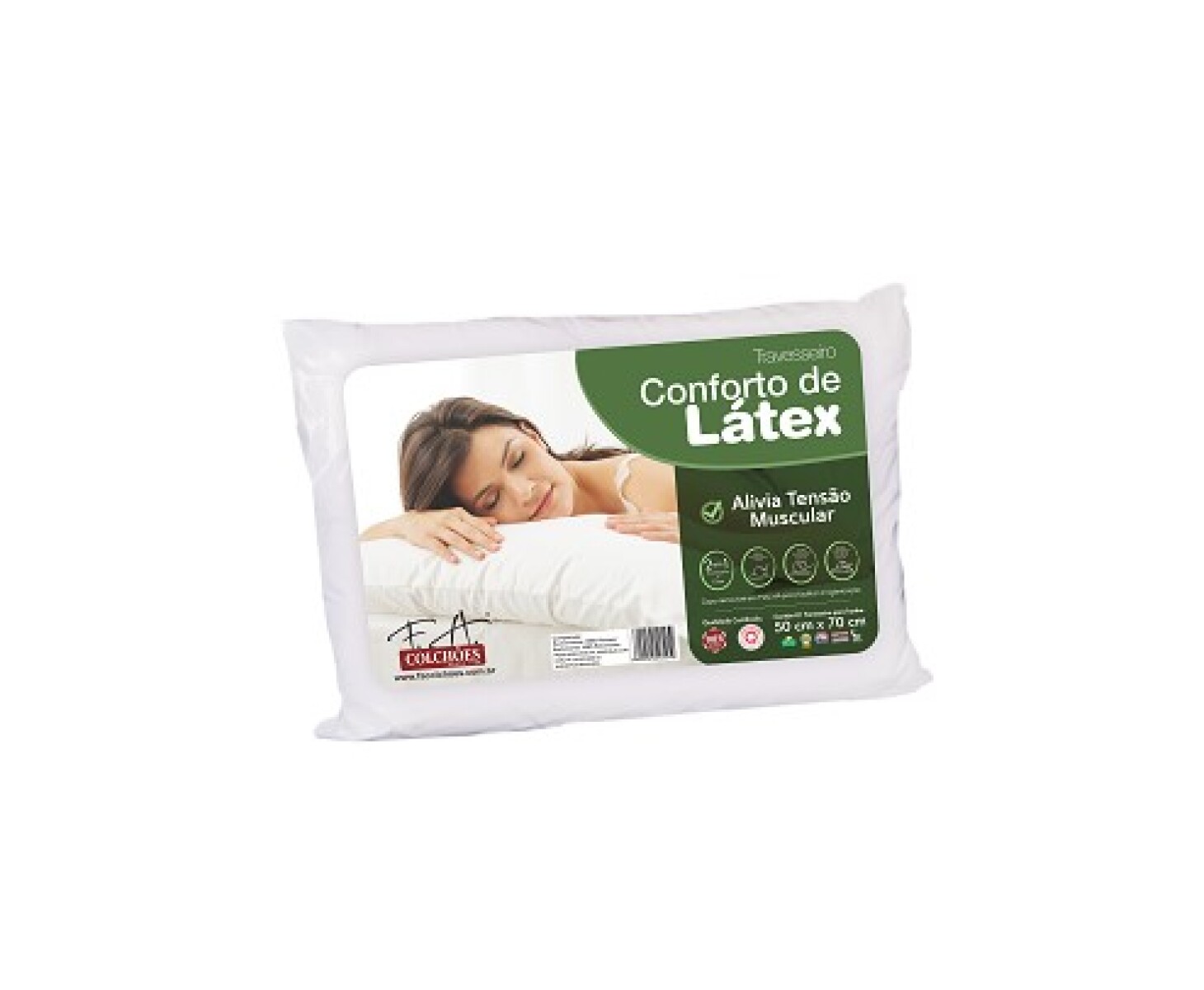 Almohada Conforto Latex 50 x 70 cm 