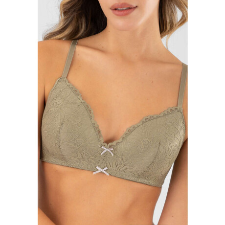 Soutien triangulo preformado gladiolo Verde malva