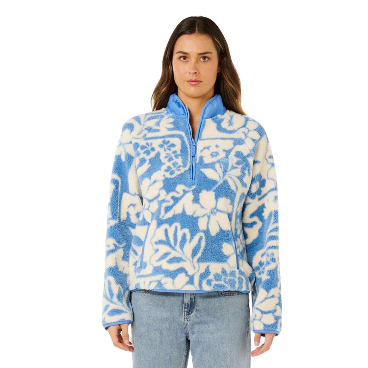 Buzo Rip Curl Party Pack Polar Fleece - Celeste 