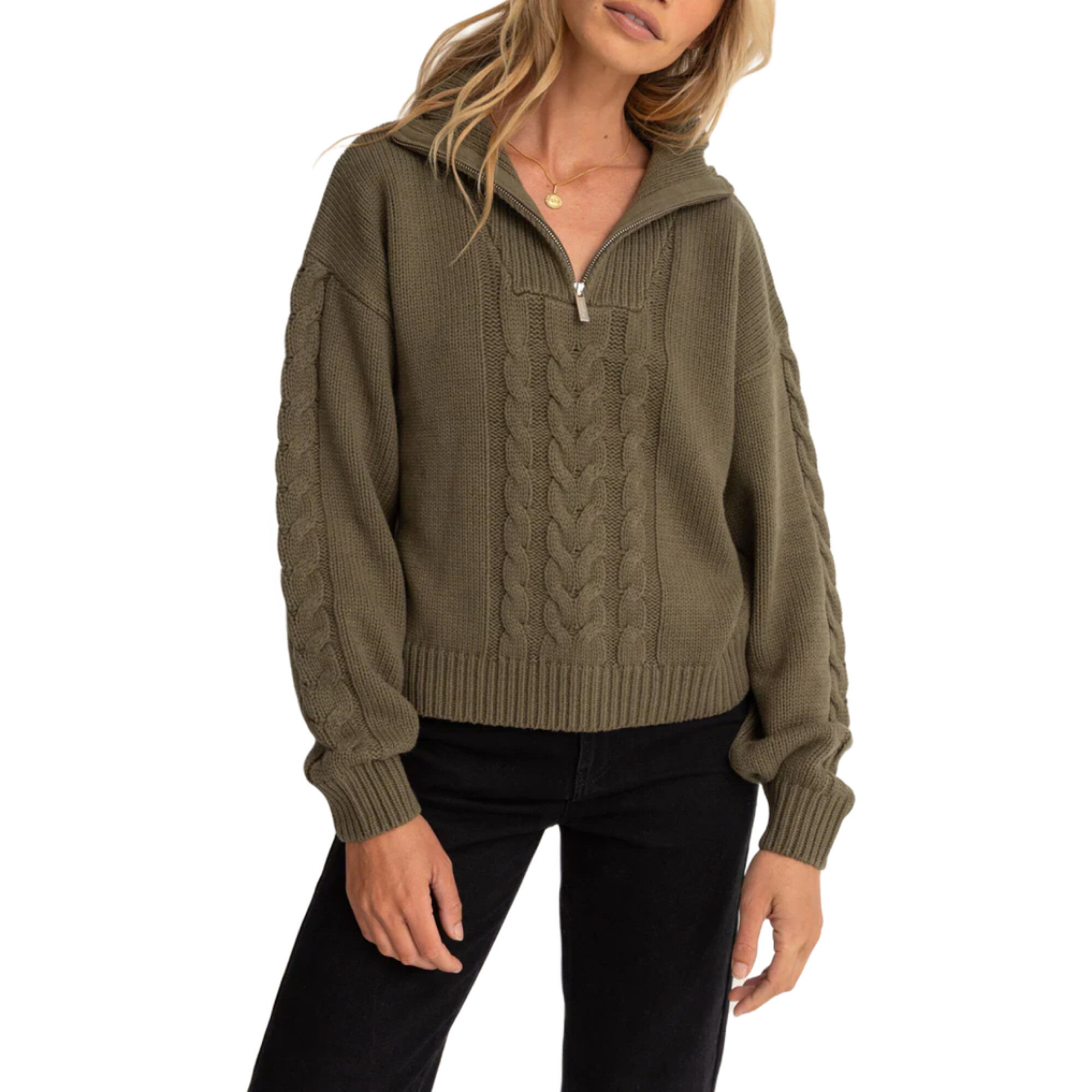 Buzo Rhythm Cabelled Vintage Verde — La Isla