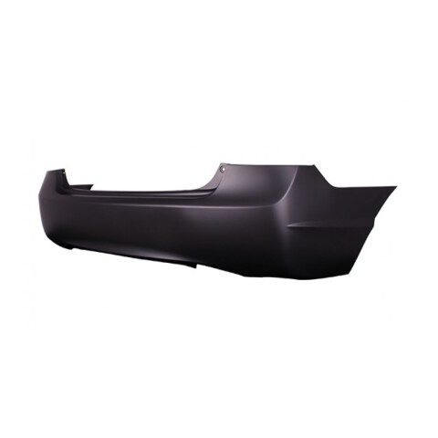 PARAGOLPE TRASERO NEGRO LISO Paragolpe Trasero Negro Liso