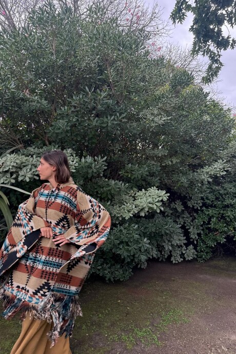 Poncho Sensation Beige