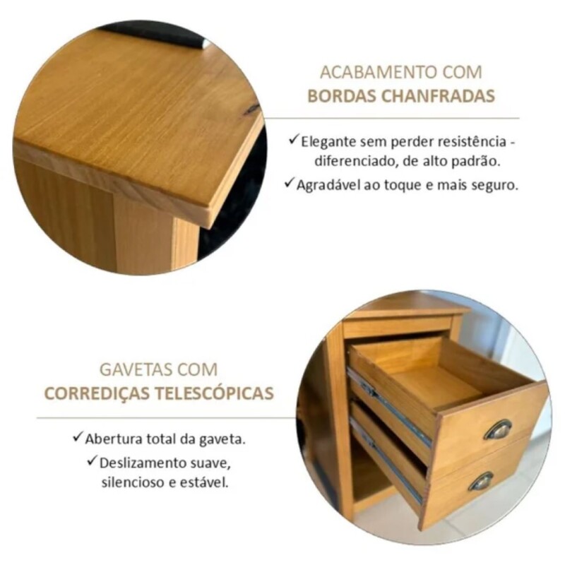Escritorio 2 Cajones Línea Topacio Finestra 100% Madera Maciza Escritorio 2 Cajones Línea Topacio Finestra 100% Madera Maciza