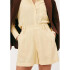 SHORTS FEM AMARELO CLARO